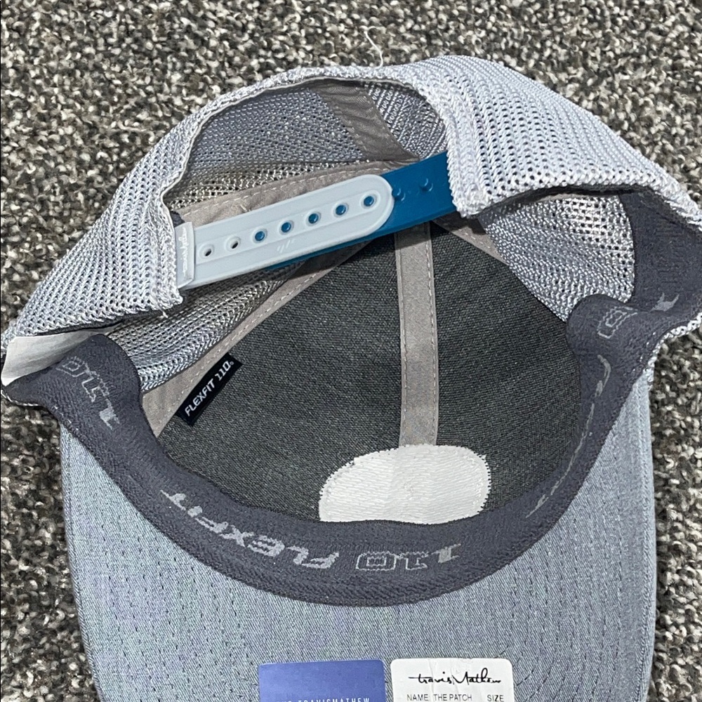 Travis Mathew Golf Light Gray Mesh Patch Cap - Picture 5 of 8